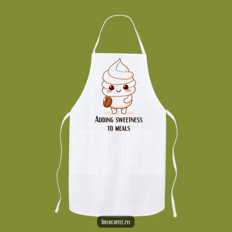 Funny Whipped Cream Coffee Apron: Brew Up Some Smiles