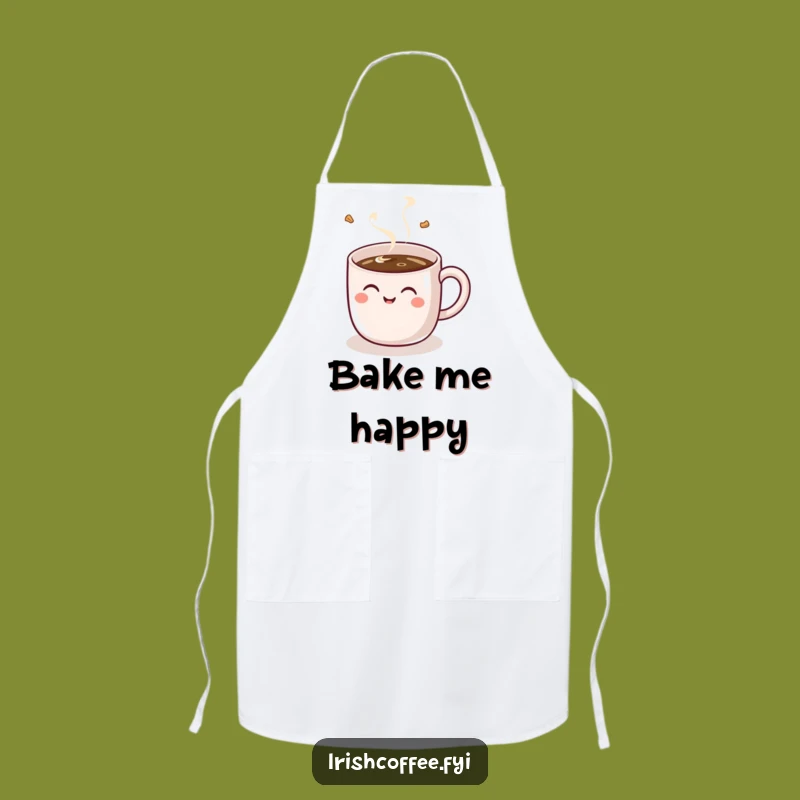 Funny Giggle Mug Apron: Kitchen Humor Wear, Perfect Cooking Gift Accessory