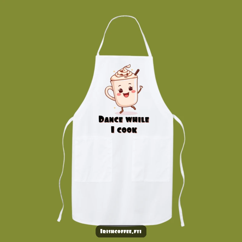 Funny Hot Chocolate Dance Apron: Dance in the Kitchen, Hilarious Gift