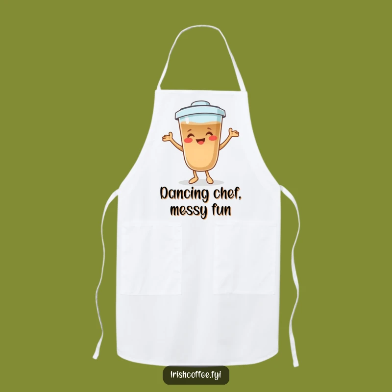 Funny Coffee Dance Apron: Cook, Serve, and Groove with Joy!