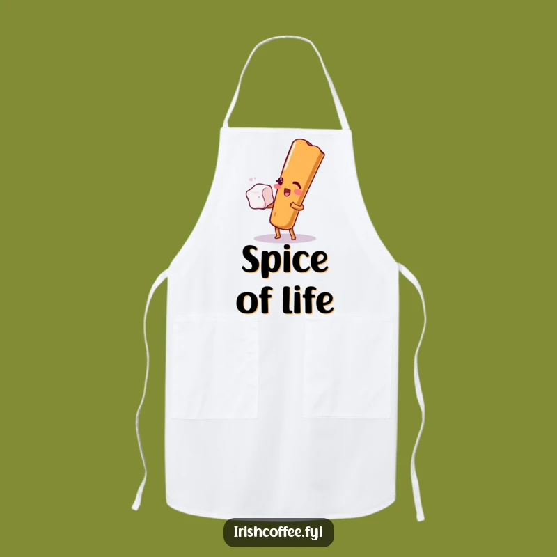 Funny Apron: Cinnamon Winking Sugar Balance, Your Cheerful Kitchen Companion