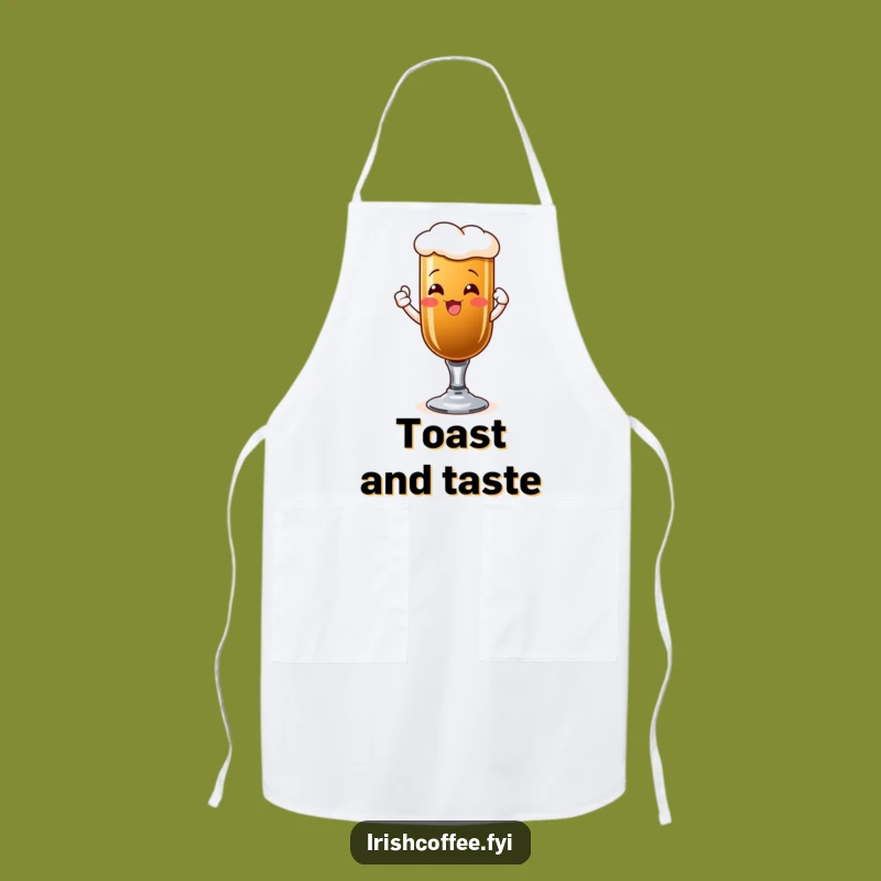 Funny Irish Coffee Toast Apron: Cook with Cheer, a Hilarious Kitchen Gift