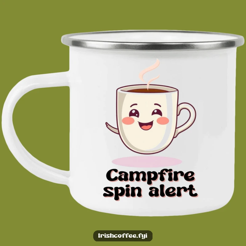 Funny Espresso Cup Camping Mug: Playful Sips for Outdoor Adventures