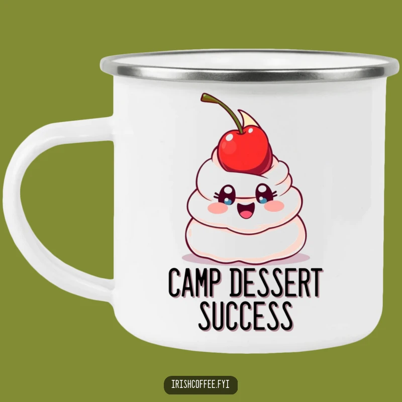 Outdoor Funny Whipped Cream Balance Camping Mug: Rugged Charm with a Balancing Dollop, Perfect Funny Gift