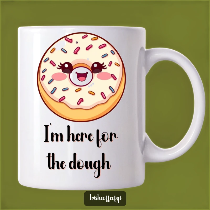 Funny Donut Wink Mug: A Delightful Sprinkle Treat, Perfect Humorous Gift