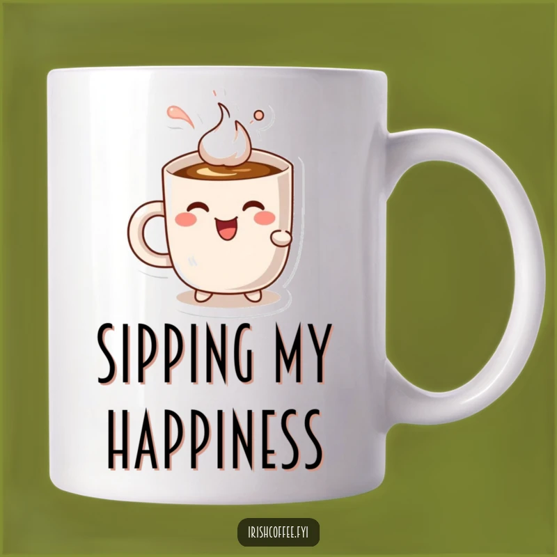 Funny Mug Sips Coffee Mug - A Delightful Gift for Coffee Aficionados