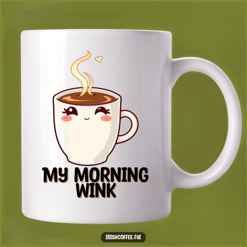 Funny Winking Coffee Mug - Your Morning Brew Needs This Hilarious Gift
