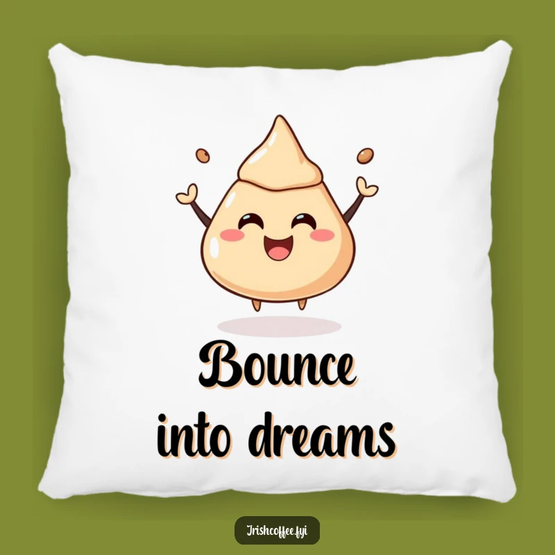 Funny Coffee Liquor Dollop Pillow: Cuddle Up with Bouncy Fun, Hilarious Gift