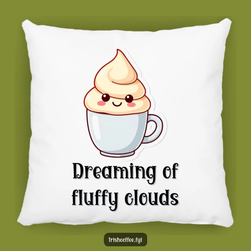 Funny Cream Dollop Character Pillow - Cozy Comfort & Comical Accent