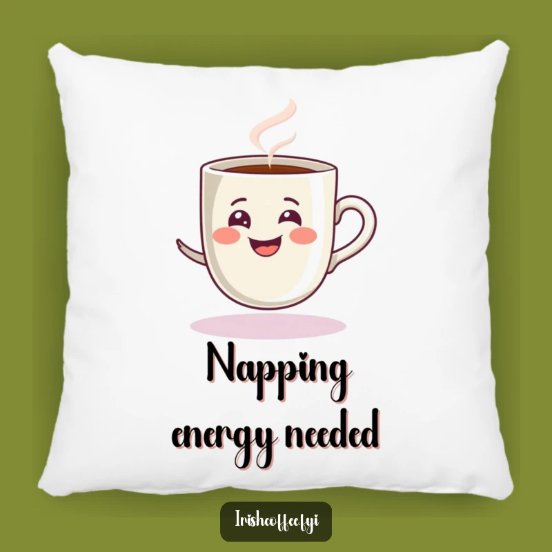 Funny Espresso Cup Pillow: Cozy Comfort with a Playful Spin