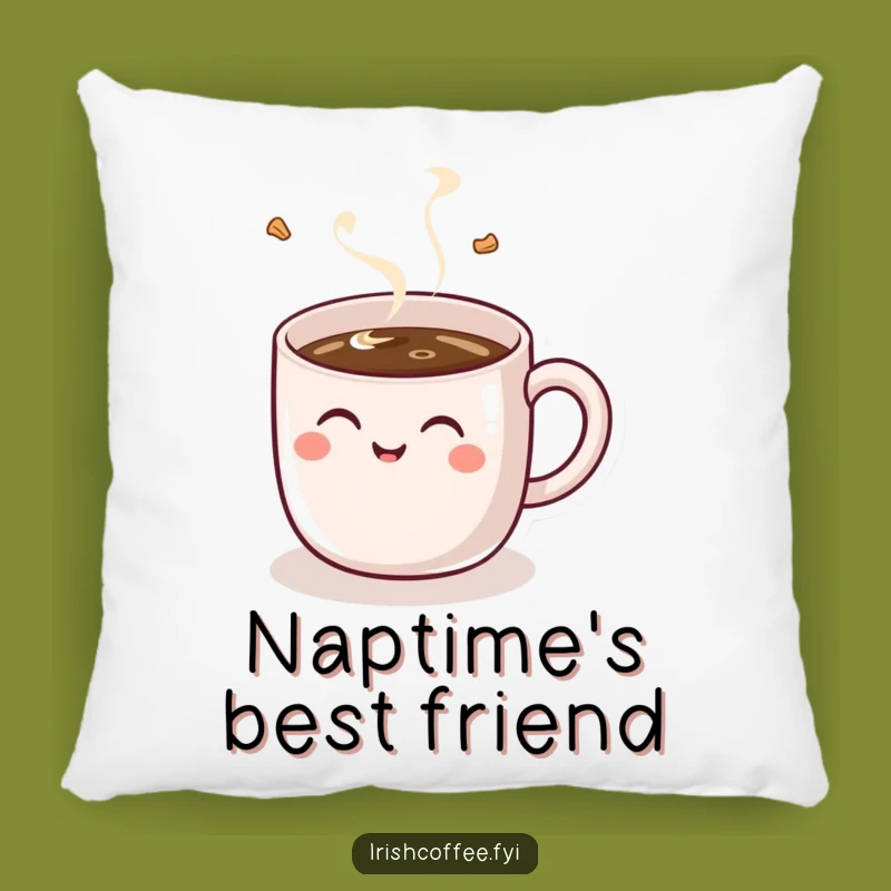 Funny Giggle Mug Pillow: Comfy Coffee Accent, Ideal Humorous Gift Throw Pillow