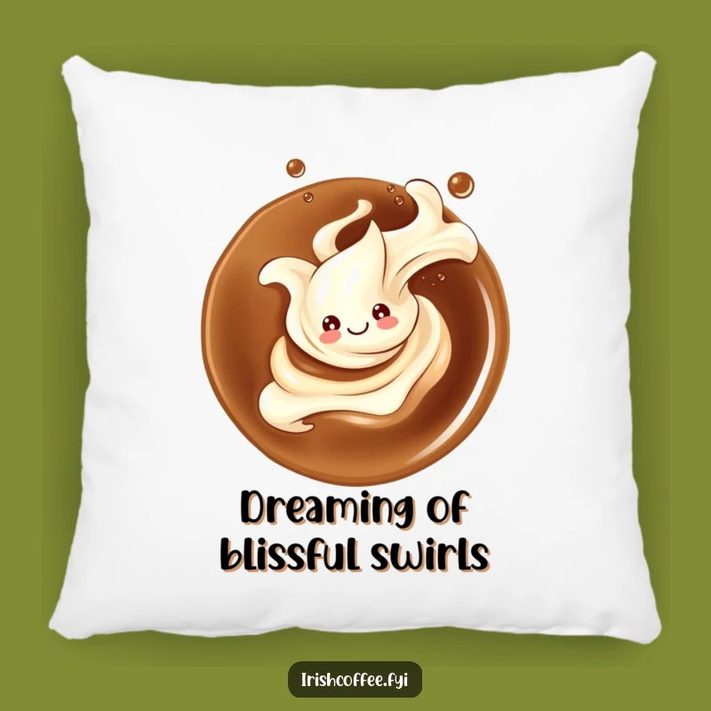 Funny Smiling Cream Splash Pillow - Cozy Sophistication, Excellent Funny Gift