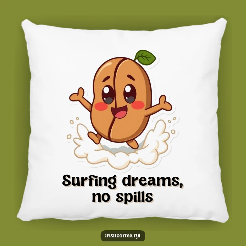 Funny Coffee Bean Pillow - Soft & Joyful Caffeine Comfort