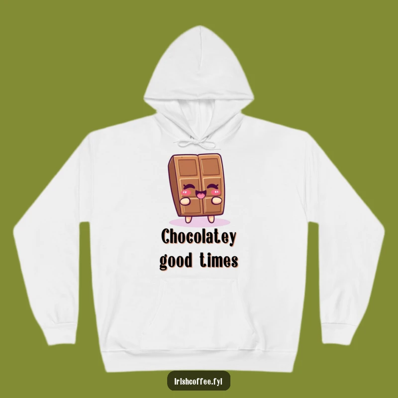 Funny Chocolate Hoodie - Cozy Up with This Humorous Wiggle Design