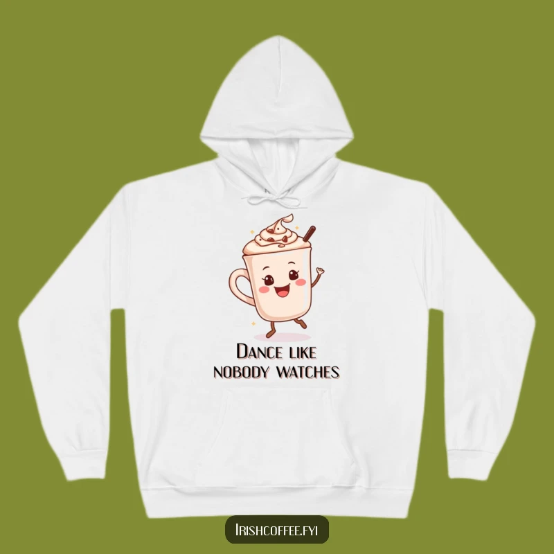 Funny Hot Chocolate Dance Hoodie: Cozy Up with Happy Vibes, Hilarious Gift