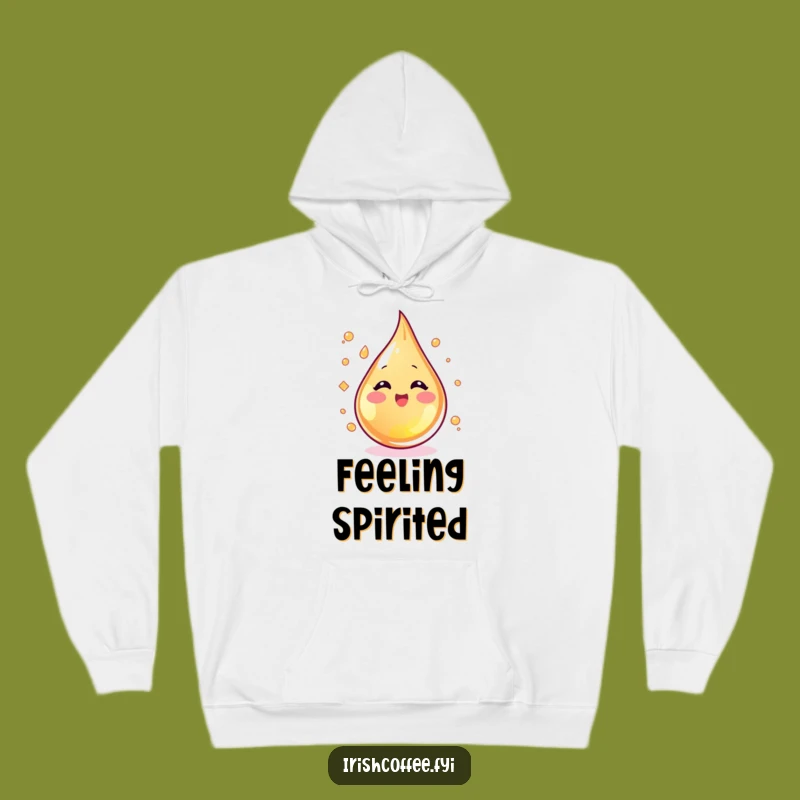 Funny Whiskey Hoodie - Cozy Up with This Humorous Droplet Design