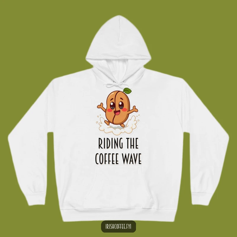 Funny Coffee Bean Hoodie - Cozy & Joyful Caffeine Lover Gear
