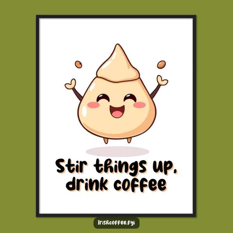 Free Printable Bouncing Dollop Art: Joyful Vibes! Funny Downloadable Decor