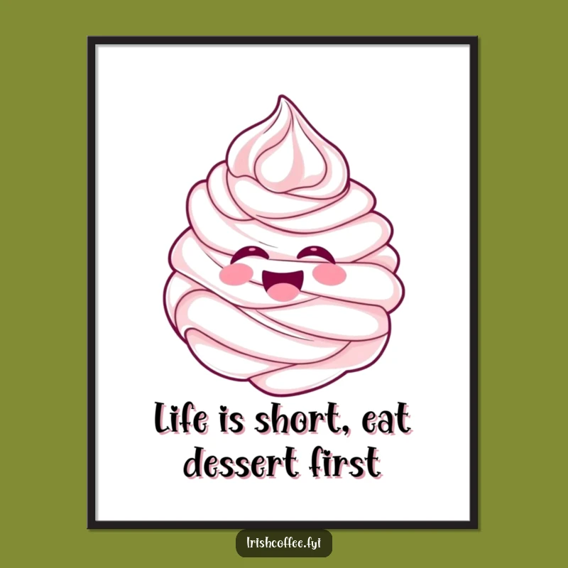 Free Printable Whipped Cream Art: Funny Downloadable Decor for Sweet Spaces