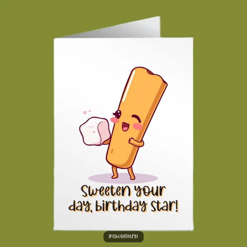 Free Printable Birthday Card: Winking Cinnamon, Hilarious Downloadable Gift!