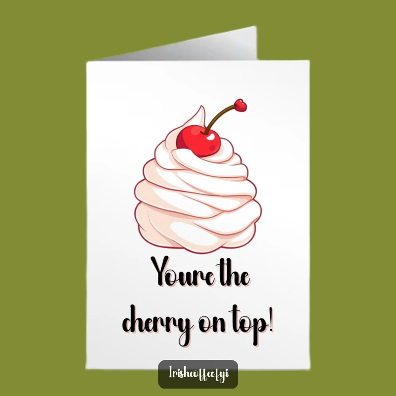 Free Printable Congrats Card: Twirling Cream, Humorous Downloadable Gift!