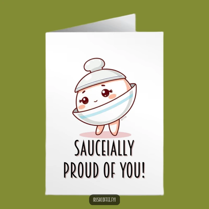 Elegant Free Printable Congrats Card: Tipping Saucer for a Graceful Downloadable Gift!