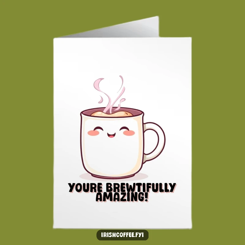 Free Printable Congrats Card: Cheerful Mug, Funny Downloadable Gift for Any Occasion!