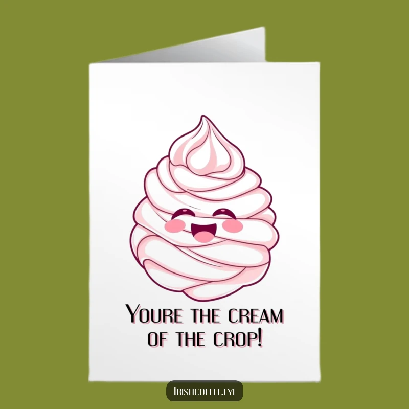 Free Printable Whipped Cream Congrats Card: Hilarious Downloadable Gift for Sweet Wins