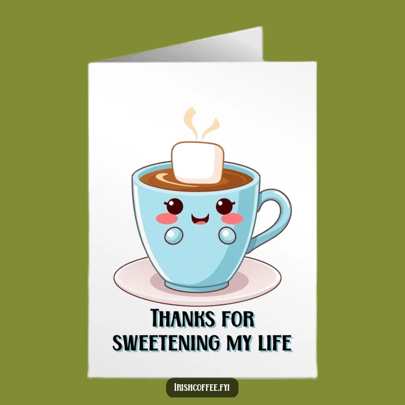 Free Printable Thank You Card: Sugar Cube's Giggles for Thanks