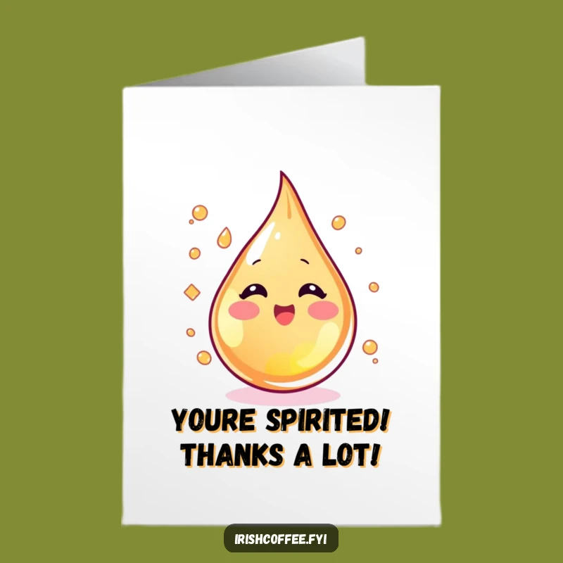 Free Printable Whiskey Thank You Card: Humorous Downloadable Gift for Spirited Thanks
