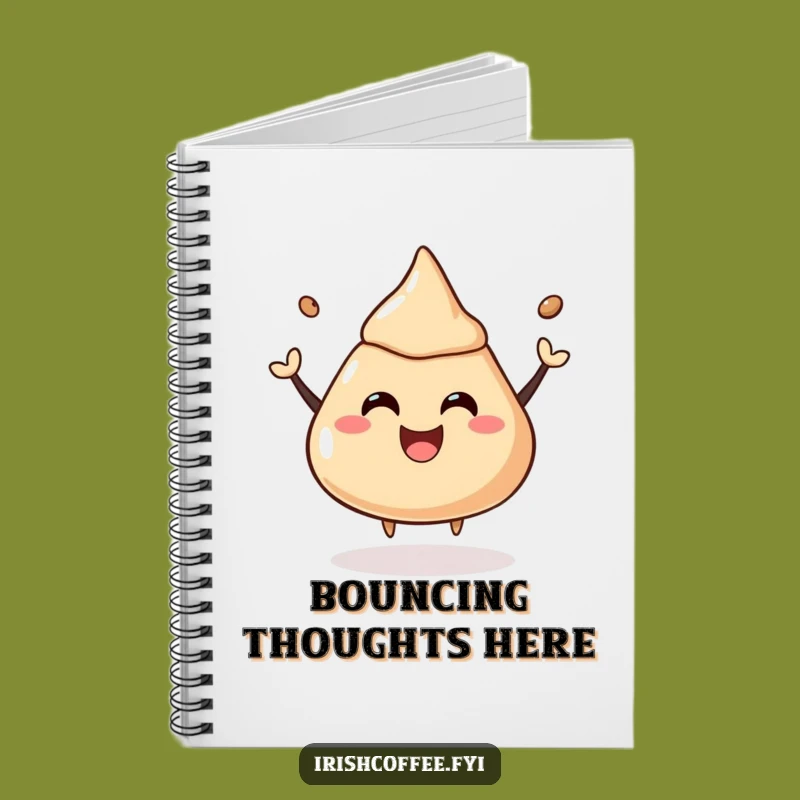 Funny Coffee Liquor Dollop Notebook: Jot Down Bouncy Ideas, Hilarious Gift