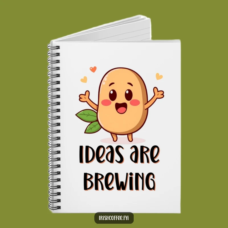 Funny Coffee Bean Notebook: Jot Down Ideas with This Hilarious Gift