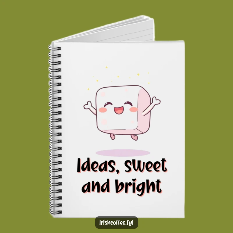 Funny Sugar Cube Joy Notebook: Jot Down Ideas with a Leaping Cube, Handy Funny Gift