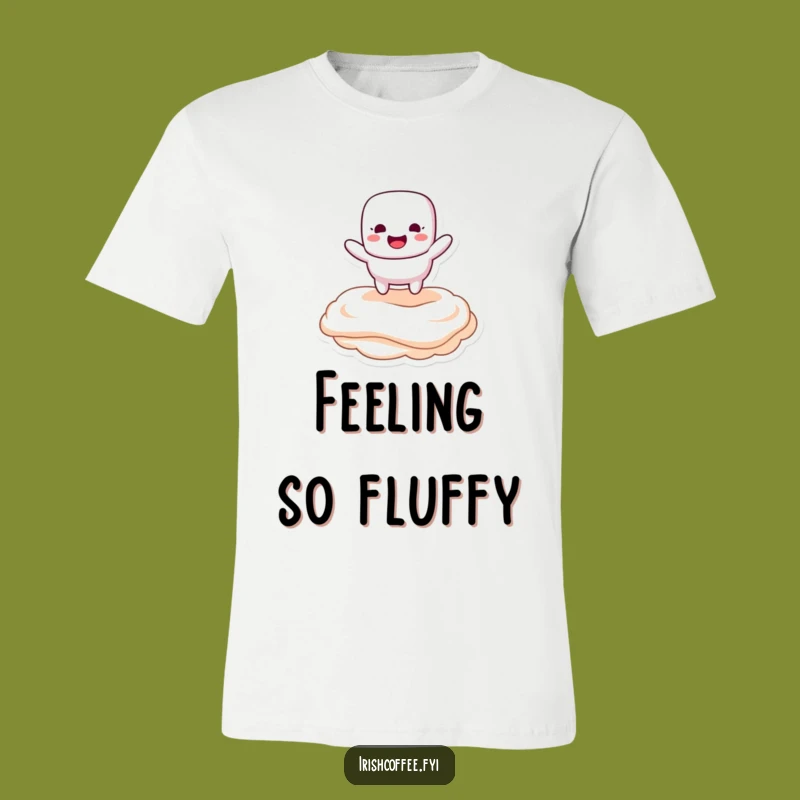 Funny Marshmallow Bounce T-Shirt - Creamy Topping Fun Tee, Hilarious Funny Gift Idea