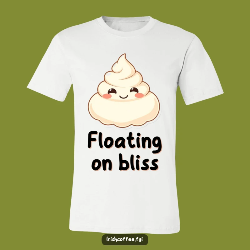 Funny Smiling Cream T-Shirt - Wear Your Sweet Side Comically
