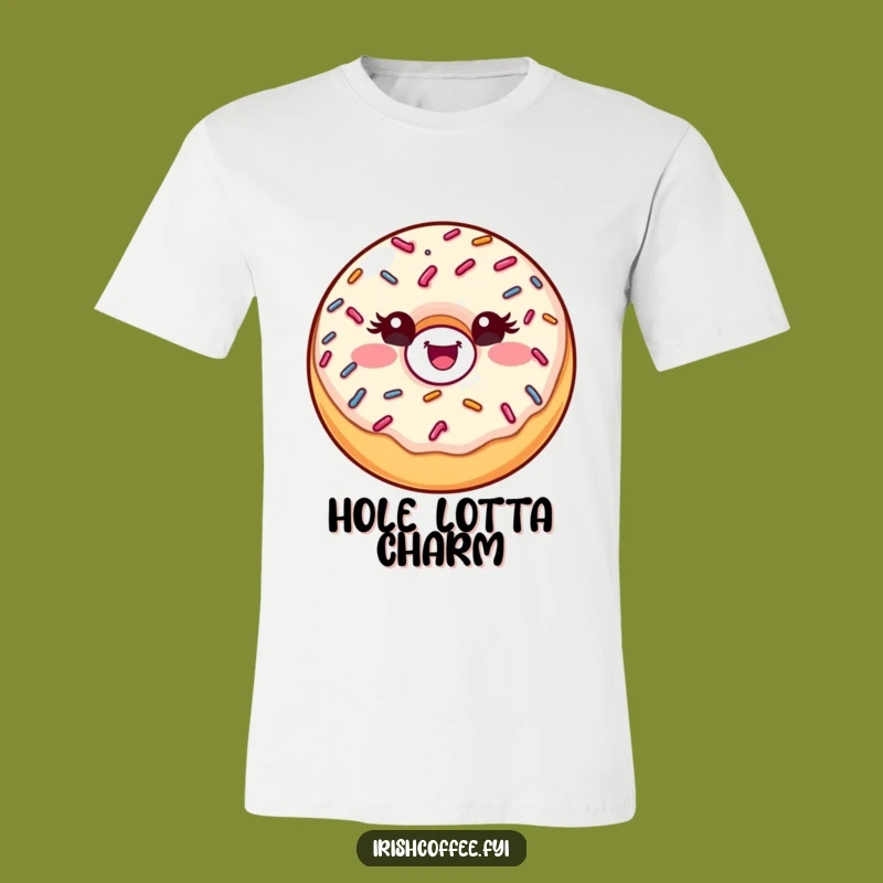 Funny Donut Wink T-Shirt: A Sprinkled Treat That Winks, Hilarious Gift