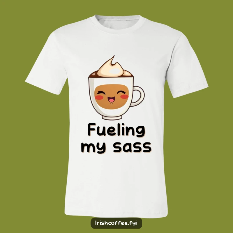 Funny T-Shirt: Adorable Winking Coffee Cup, A Hilarious Brew for Your Wardrobe