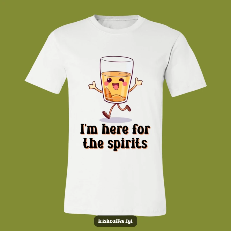 Funny Whiskey Glass Hop T-Shirt: Comedic Apparel for a Spirited Good Time