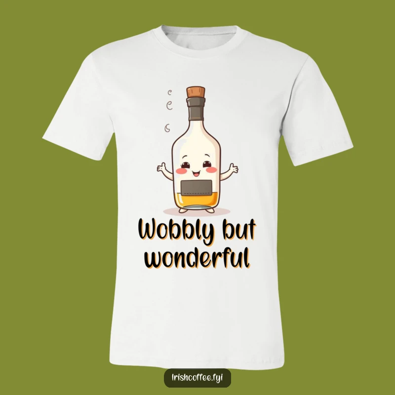 Funny Whisky Dance T-Shirt: Wobbly Bottle Boogie, Your Go-To Funny Gift Tee