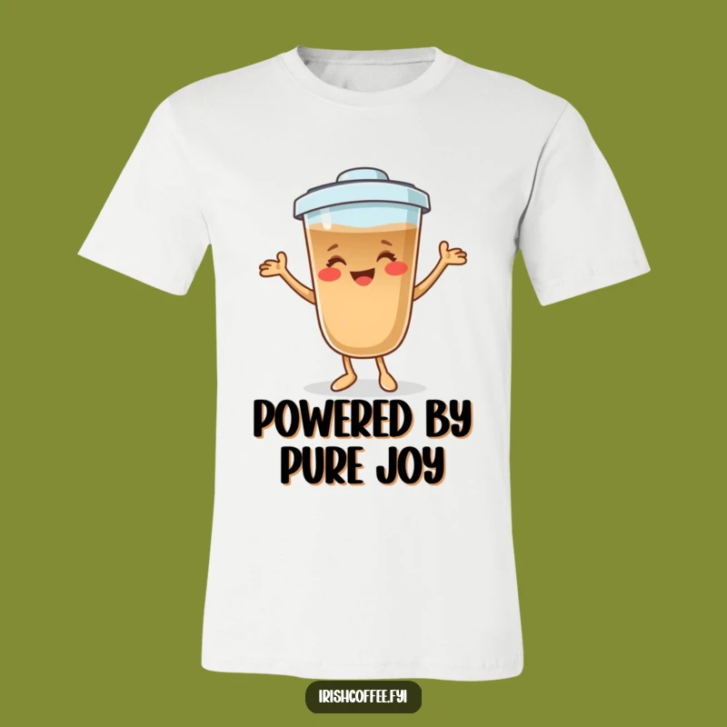 Funny Coffee Dance T-Shirt: Groovy Apparel for Lively Coffee Aficionados