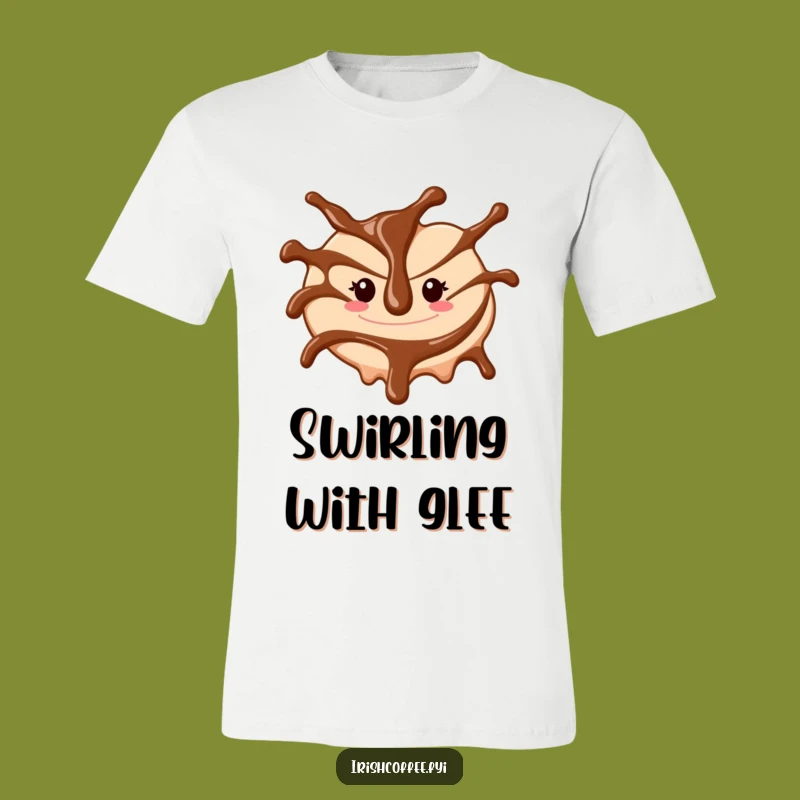 Funny Chocolate Drizzle T-Shirt - Wear Your Sweet Obsession Comically