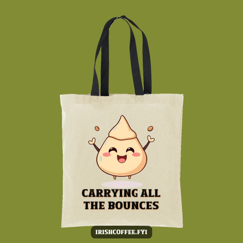 Funny Coffee Liquor Dollop Tote Bag: Carry Your Joy, a Hilarious Gift
