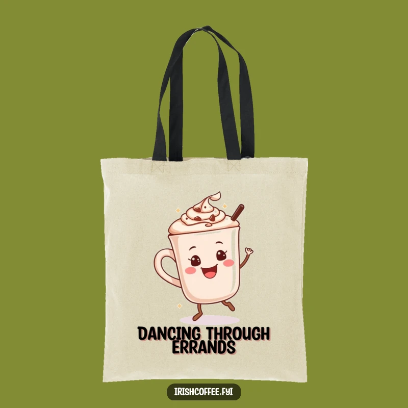 Funny Hot Chocolate Dance Tote Bag: Carry Your Joy, a Hilarious Gift