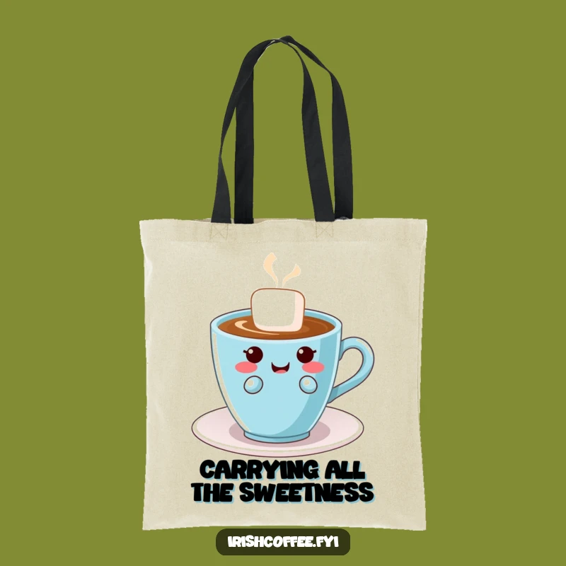 Funny Giggling Sugar Cube Tote Bag - Carry Your Mischief in Style, Perfect Gift