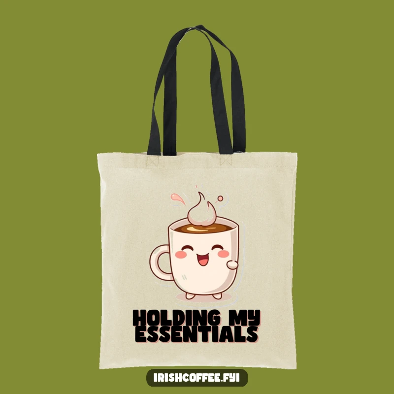 Funny Mug Sips Coffee Tote Bag - Carry Your Delight Anywhere