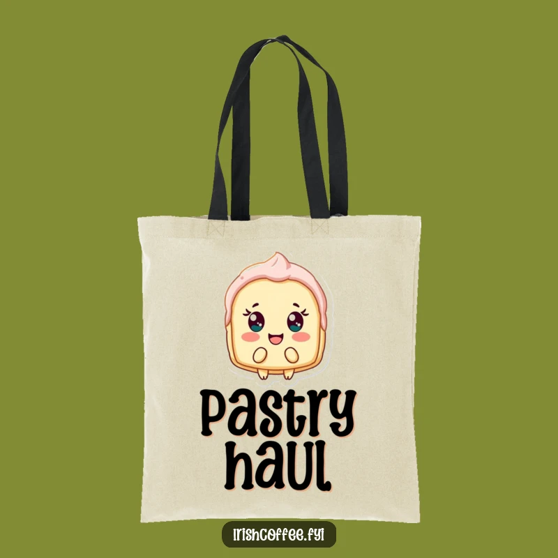 Funny Delighted Pastry Tote Bag: Carry Your Sweet Style